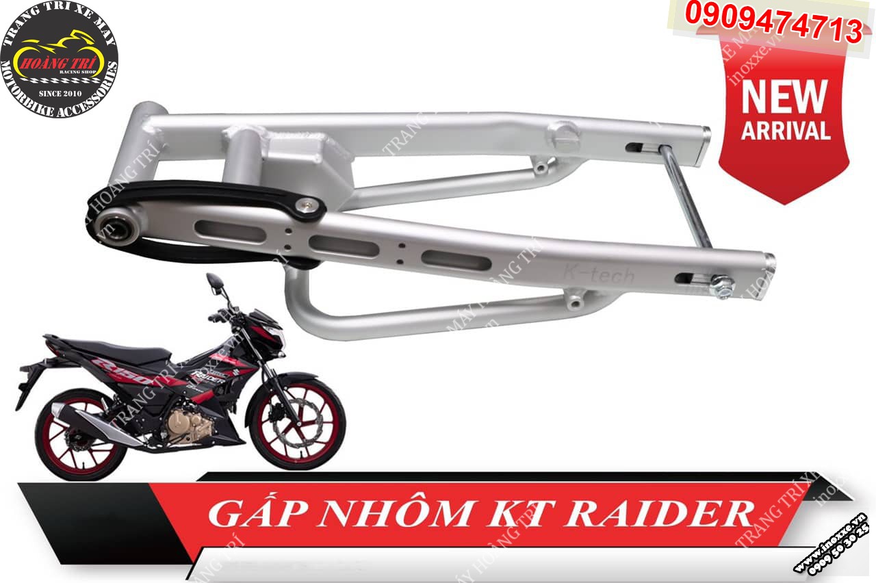 Gấp nhôm K-Tech độ cho Raider Fi